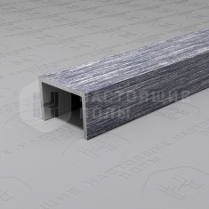 PV84-45 серебро блестящее браш, 2700*15*10 мм