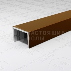 PV84-47 темная бронза матовая, 2700*15*10 мм