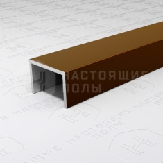 PV84-48 темная бронза блестящая, 2700*15*10 мм