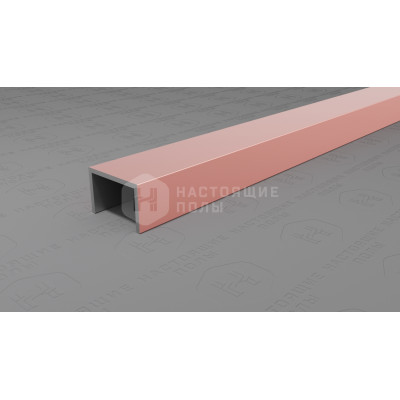 Профиль П-образный алюминиевый Neexy PV84-50 медь блестящая, 2700*15*10 мм