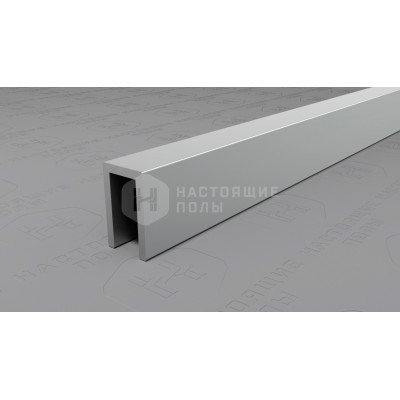 Профиль П-образный алюминиевый Neexy PV85-03 серебро блестящее, 2700*6*10 мм