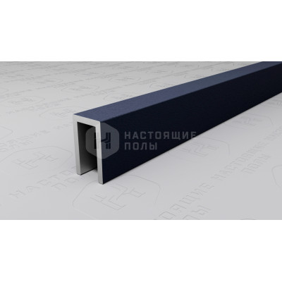 Профиль П-образный алюминиевый Neexy PV85-44 муар антрацит, 2700*6*10 мм