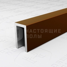 PV85-48 темная бронза блестящая, 2700*6*10 мм