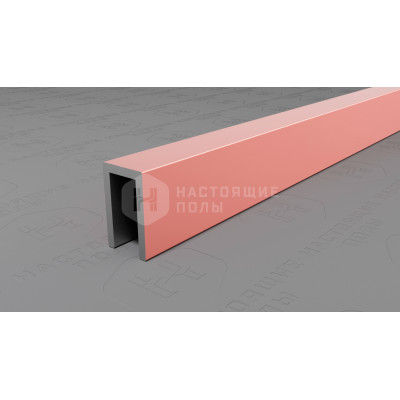 Профиль П-образный алюминиевый Neexy PV85-50 медь блестящая, 2700*6*10 мм