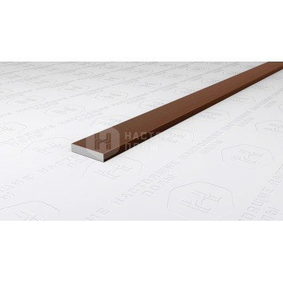 Полоса алюминиевая Neexy PV87-10 коричневый матовый, 2700*10*2 мм