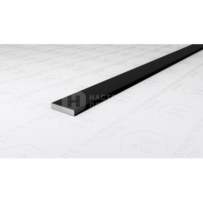 Полоса алюминиевая Neexy PV87-18 черный матовый, 2700*10*2 мм