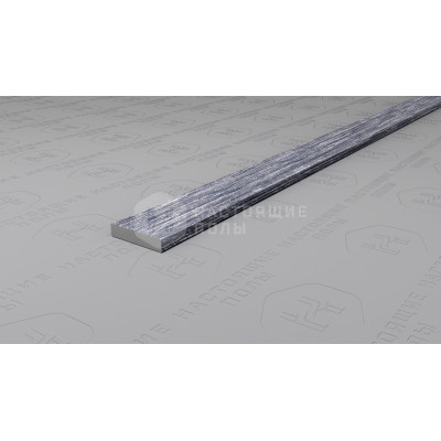 Полоса алюминиевая Neexy PV87-45 серебро блестящее браш, 2700*10*2 мм