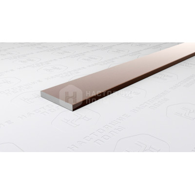 Полоса алюминиевая Neexy PV88-11 коричневый блестящий, 2700*15*2 мм