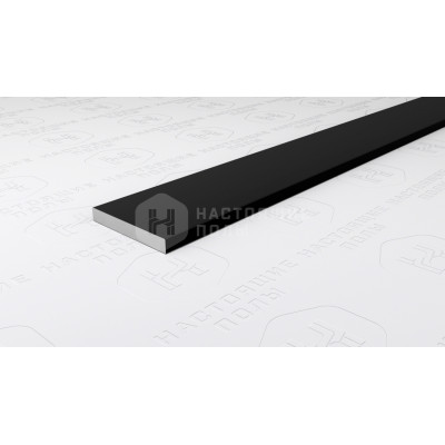 Полоса алюминиевая Neexy PV88-18 черный матовый, 2700*15*2 мм