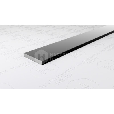 Полоса алюминиевая Neexy PV88-19 черный блестящий, 2700*15*2 мм