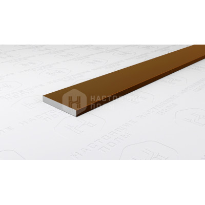 Полоса алюминиевая Neexy PV88-47 темная бронза матовая, 2700*15*2 мм