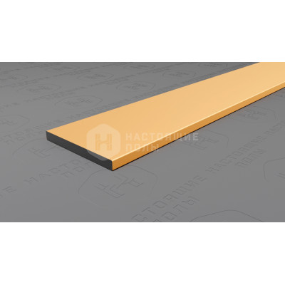 Полоса алюминиевая Neexy PV89-04 золото матовое, 2700*20*2 мм
