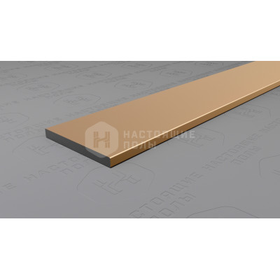 Полоса алюминиевая Neexy PV89-08 шампань матовая, 2700*20*2 мм