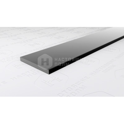 Полоса алюминиевая Neexy PV89-19 черный блестящий, 2700*20*2 мм