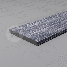 PV89-45 серебро блестящее браш, 2700*20*2 мм