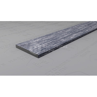 Полоса алюминиевая Neexy PV89-45 серебро блестящее браш, 2700*20*2 мм