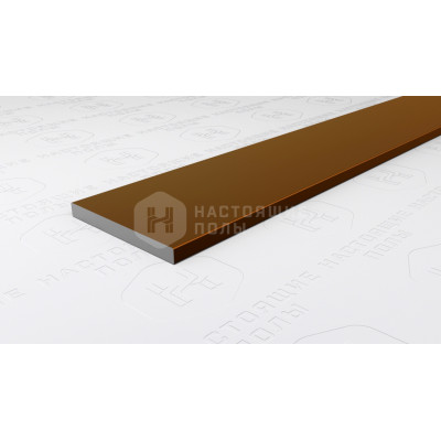 Полоса алюминиевая Neexy PV89-47 темная бронза матовая, 2700*20*2 мм