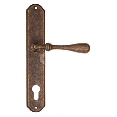 Дверная ручка Fratelli Cattini Retro FCT2039 CYL PL02-BA античная бронза