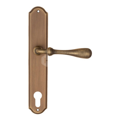 Дверная ручка Fratelli Cattini Retro FCT1936 CYL PL02-BY матовая бронза