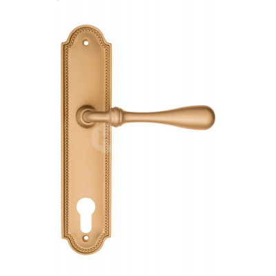 Дверная ручка Fratelli Cattini Retro FCT2000 CYL PL248-BS матовая латунь