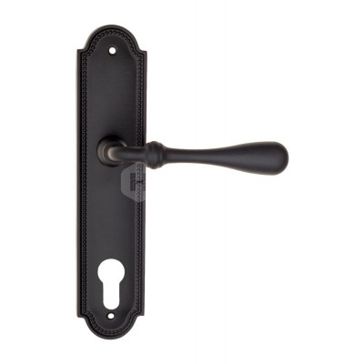 Дверная ручка Fratelli Cattini Retro FCT1970 CYL PL248-NM матовый черный
