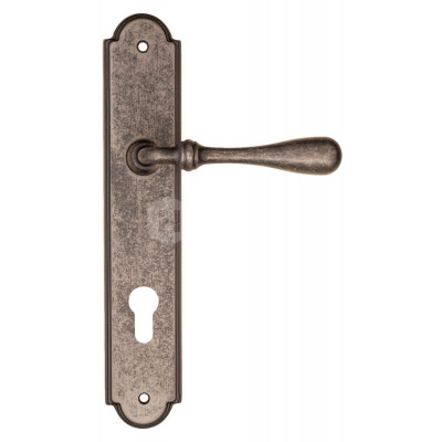 Дверная ручка Fratelli Cattini Retro FCT2017 CYL PL257-IA античное серебро