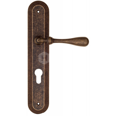 Дверная ручка Fratelli Cattini Retro FCT2042 CYL PL288-BA античная бронза