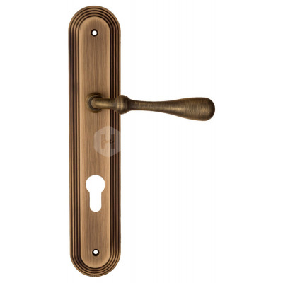 Дверная ручка Fratelli Cattini Retro FCT1939 CYL PL288-BY матовая бронза Дверная ручка Fratelli Cattini Retro FCT1939 CYL PL288-BY матовая бронза