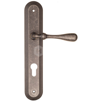 Дверная ручка Fratelli Cattini Retro FCT2018 CYL PL288-IA античное серебро