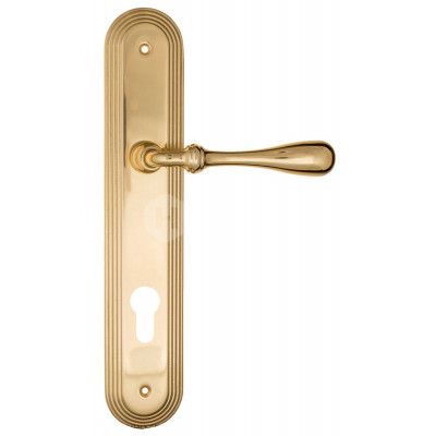 Дверная ручка Fratelli Cattini Retro FCT1987 CYL PL288-OLV полированная латунь