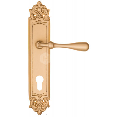 Дверная ручка Fratelli Cattini Retro FCT2003 CYL PL96-BS матовая латунь