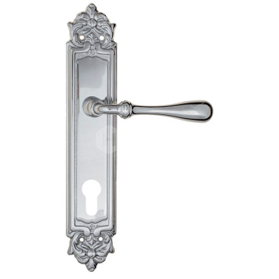 Дверная ручка Fratelli Cattini Retro CYL PL96-CR полированный хром