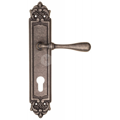 Дверная ручка Fratelli Cattini Retro FCT2019 CYL PL96-IA античное серебро