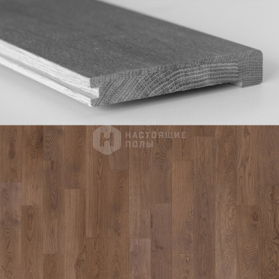 Cтупенька универсальная Coswick 2159-3248 Дуб Эльтон 1 Коммон шелковое масло, 1400*127*15 мм