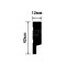 Молдинг для стеновых панелей Hiwood LF124A Long NP, 3000*42*12 мм