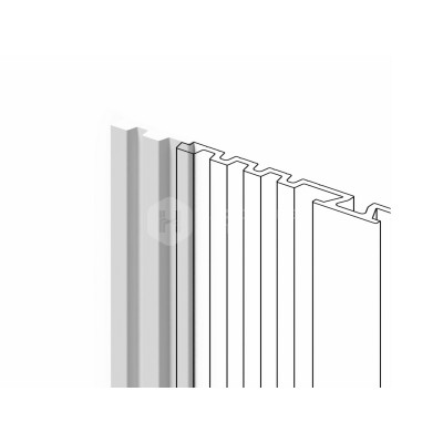 Молдинг для стеновых панелей Hiwood LF201A NP, 2700*46.5*12 мм