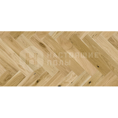 Паркет Елочка Barlinek Pure Classico line Дуб Caramel брашированный матовый лак, 660*110*14 мм