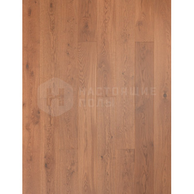 Паркетная доска Karelia Пралине 10113408A5280111 Дуб Грильяж брашированный однополосный матовый лак, 2000*188*14 мм