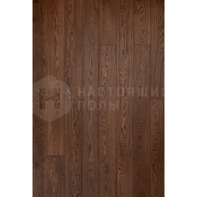 Паркетная доска Karelia Пралине 10113483A5273111 Дуб Брауни брашированный однополосный матовый лак, 2266*188*14 мм