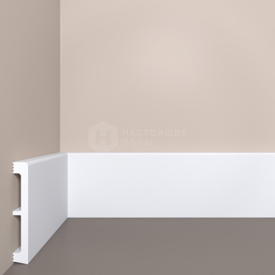 Плинтус напольный из полистирола Bello Deco П29, 2000*100*15 мм