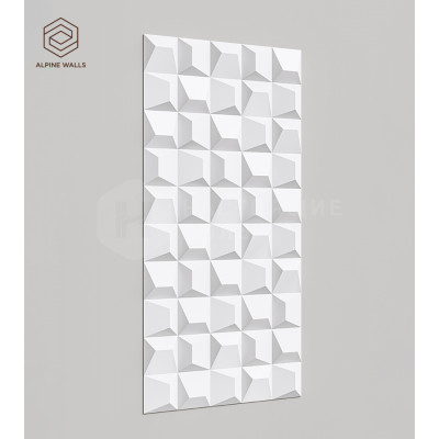 Декоративная панель Alpine Walls ECOGR0202W, 1200*600*25 мм