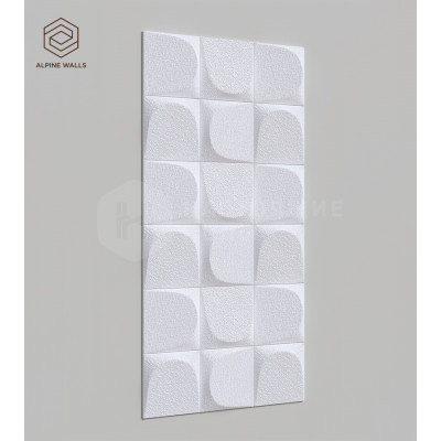 Декоративная панель Alpine Walls ECOGR0203W, 1200*600*25 мм