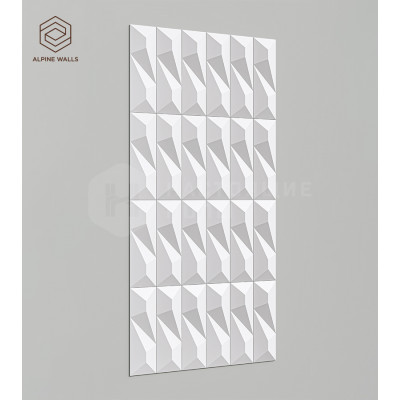 Декоративная панель Alpine Walls ECOGR0206W, 1200*600*25 мм