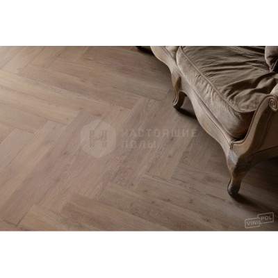 LVT плитка клеевая VinilPol 9965 Паркет Бруно, 609*152.4*2.5 мм