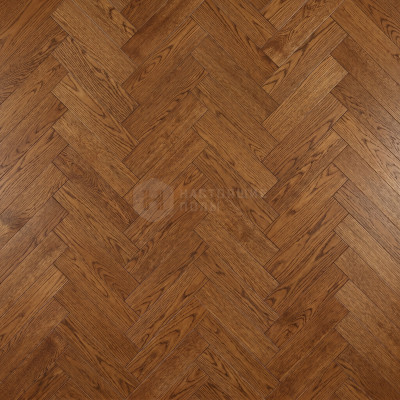 Паркет английская елка Lab Arte Дуб Рустик Карпентер лак, 540*140*14 мм