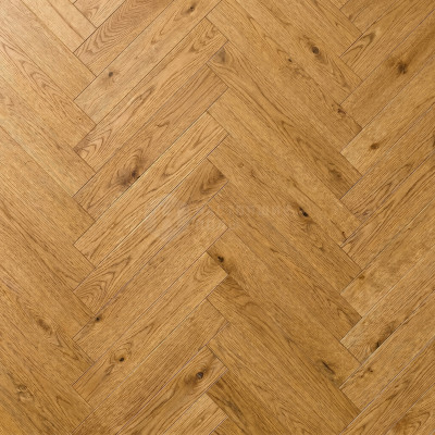 Паркет английская елка Lab Arte Дуб Рустик Латте лак, 540*140*14 мм