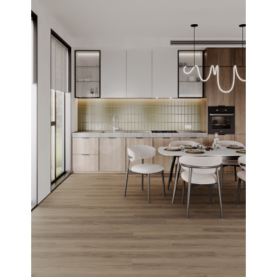 SPC плитка Docke Tavola Капри DT011103 Темно-бежевый, 1220*180*4 мм