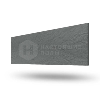 Керамогранит Уральский гранит УФ004 асфальт рельефный, 1200*295*10 мм