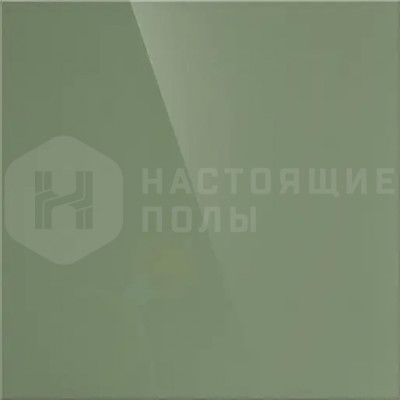 Керамогранит Уральский гранит УФ007 зеленый полированный, 600*600*10 мм