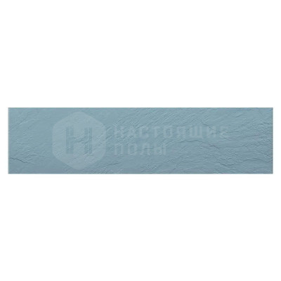 Керамогранит Уральский гранит УФ008 голубой рельефный, 1200*295*10 мм